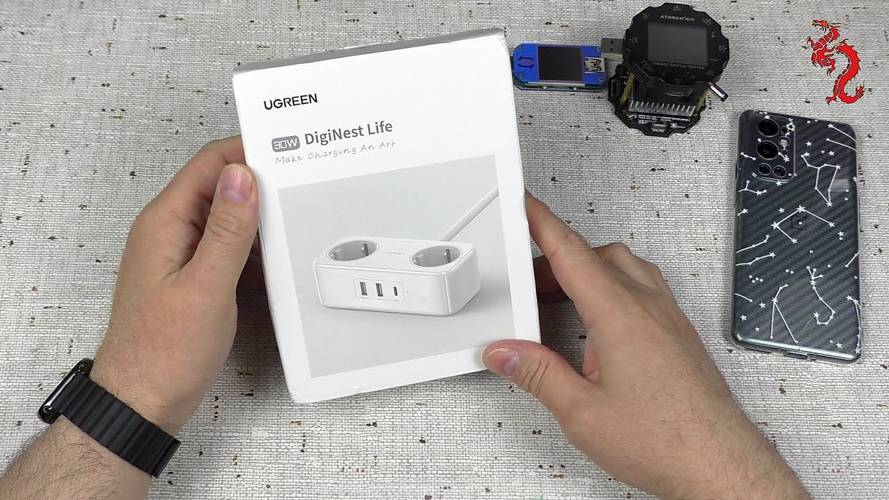 UGREEN DidiNest Life 30W //Качественный удлинитель с USB-C/A портами