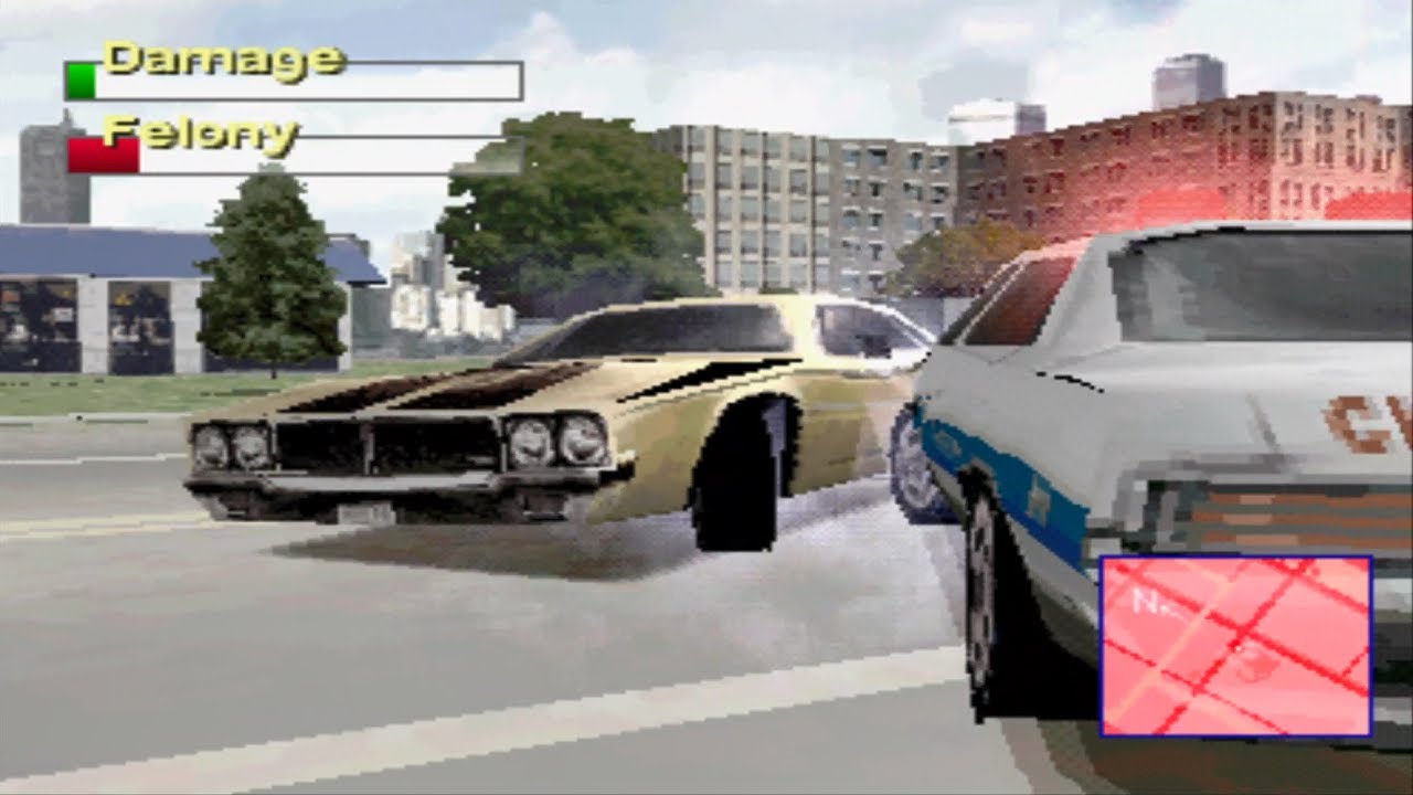 Driver 2 Chicago Day Take A Ride PS1 Gameplay #301