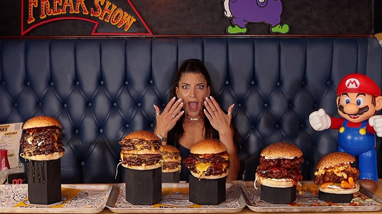 THE UNDEFEATED 'ATLAS BURGER CHALLENGE' | @Leah Shutkever