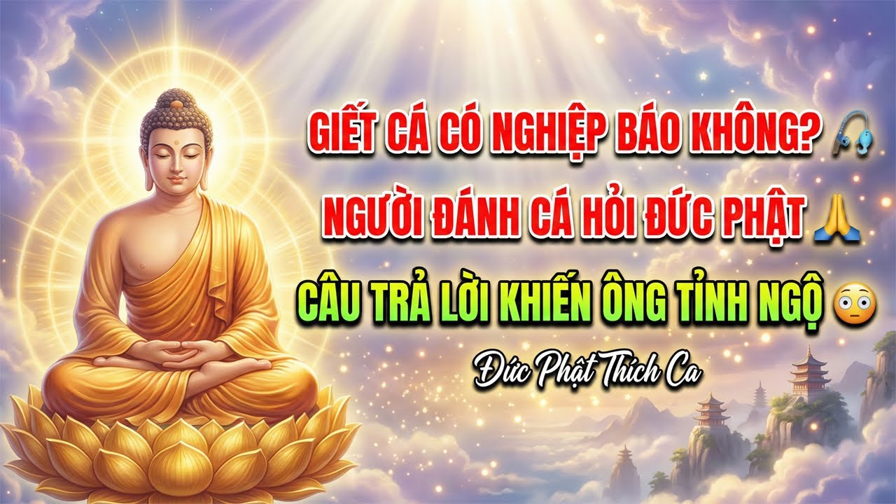 Người Đ&aacute;nh C&aacute; Hỏi Đức Phật: Giết C&aacute; C&oacute; Nghiệp B&aacute;o Kh&ocirc;ng? C&acirc;u Trả Lời Khiến &Ocirc;ng Tỉnh Ngộ
