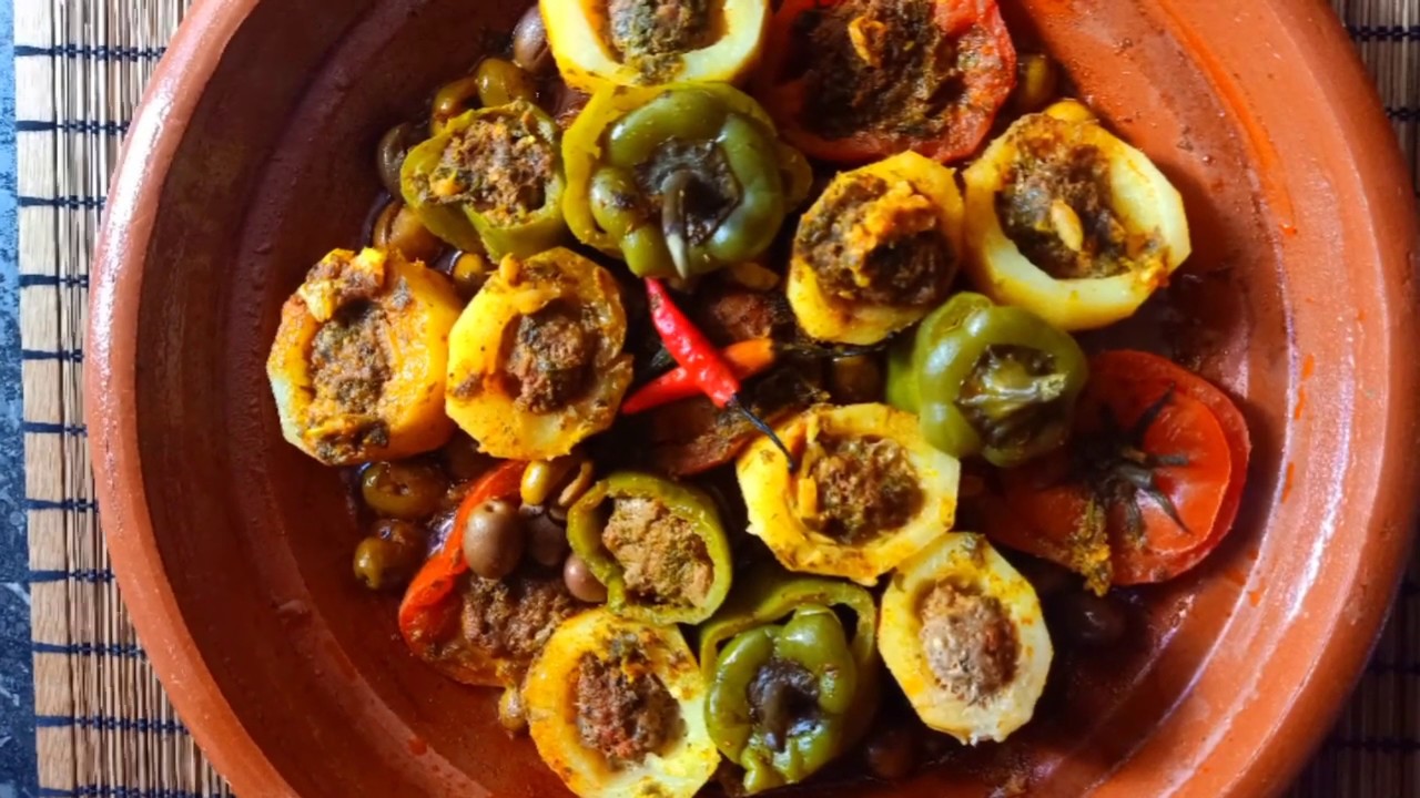 طاجين الخضر المحشوة 😋 اضيفي شئ جديد لمطبخك😋