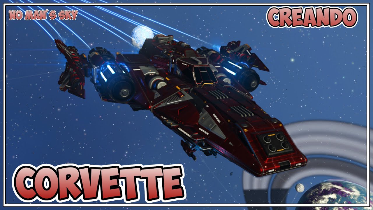 ⚙️ Cómo construir una nave corvette increíble en minutos | No Man’s Sky 🚀