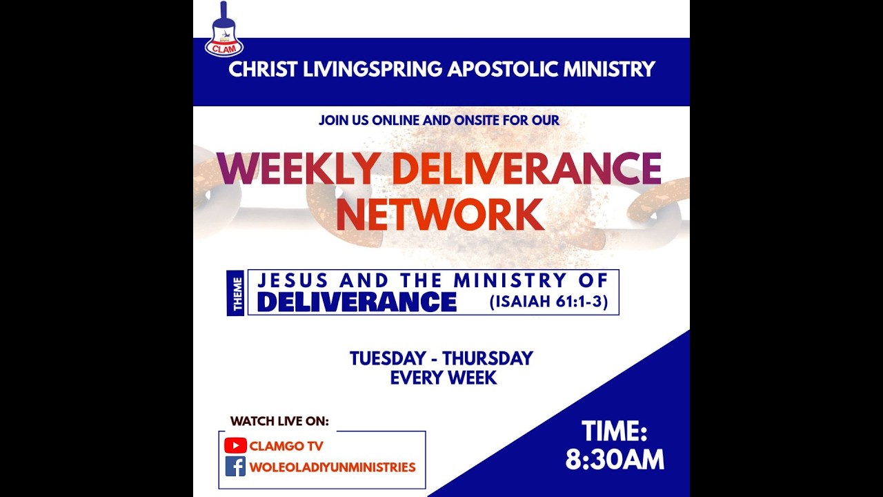 CLAM - WEDNESDAY REVIVAL SERVICE - 25TH FEBRUARY 2026