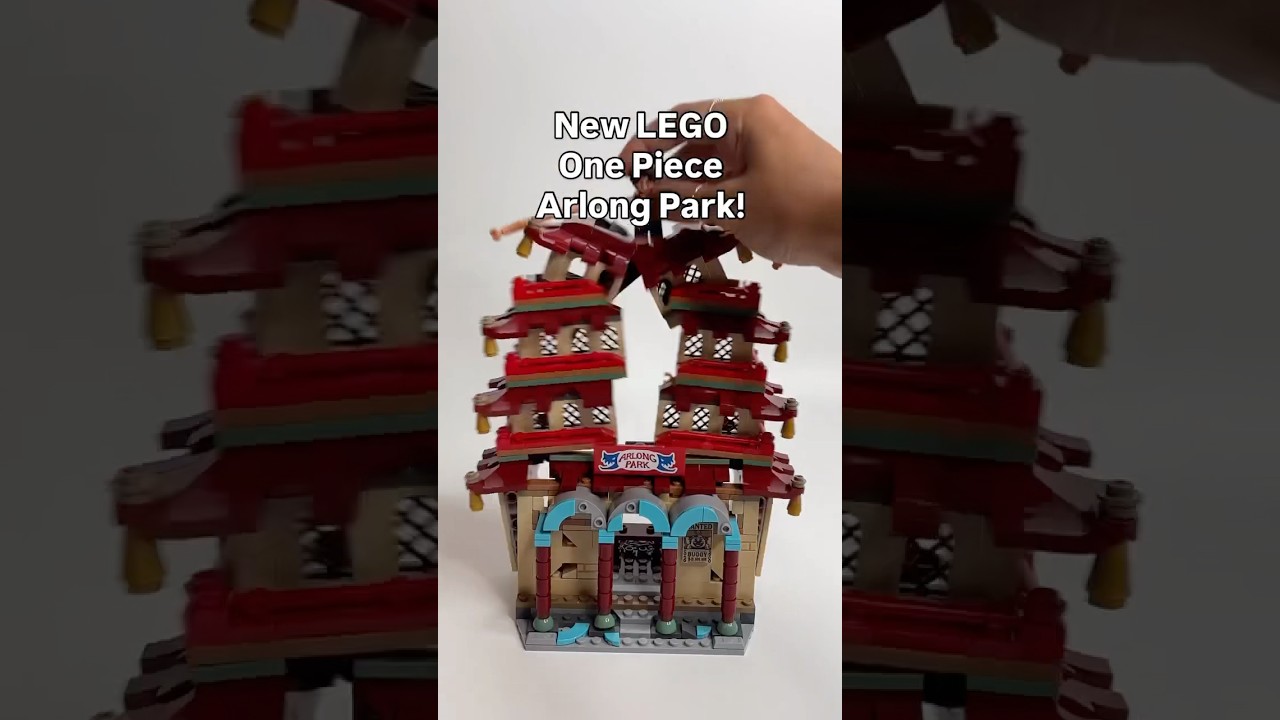 Destructable LEGO One Piece set! 🏯🎯 #newlego #legoonepiece #onepiece
