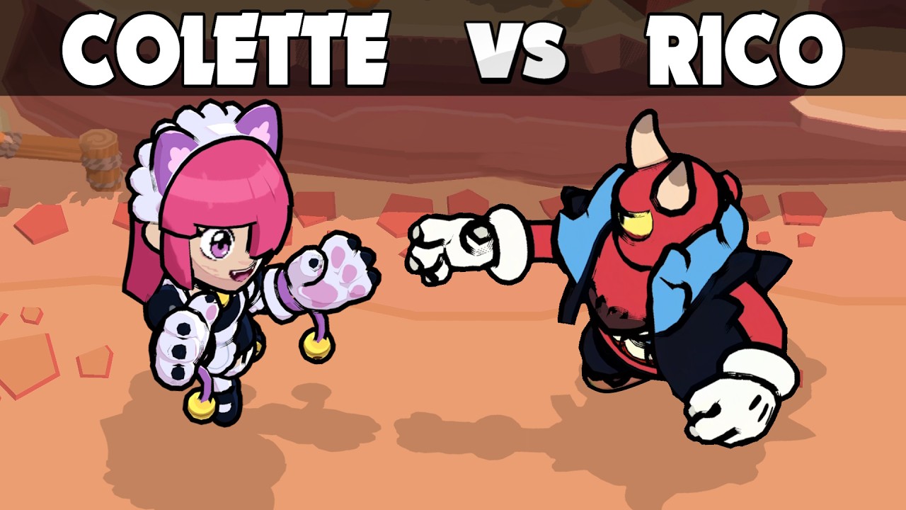 COLETTE vs RICO ⭐ Brawl Stars