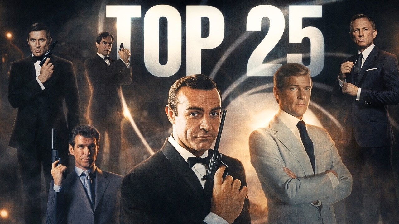 Je passe en revue la SAGA JAMES BOND : mon TOP 25