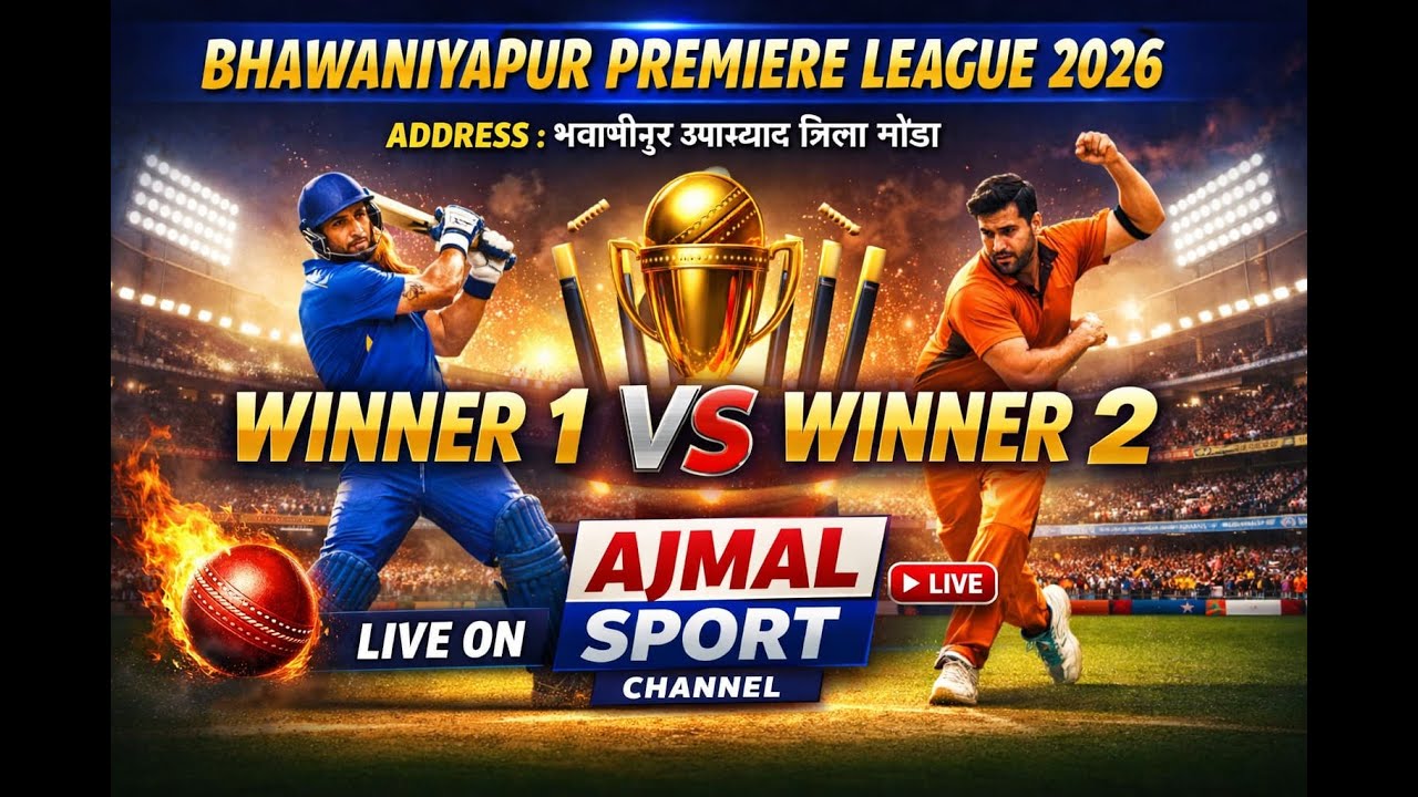 🔴 Live Day 1 Bhawaniya pur Premier league Add. Bhawaniyapur Dist Gonda 20.01.2026 winer 1 vs winer 2