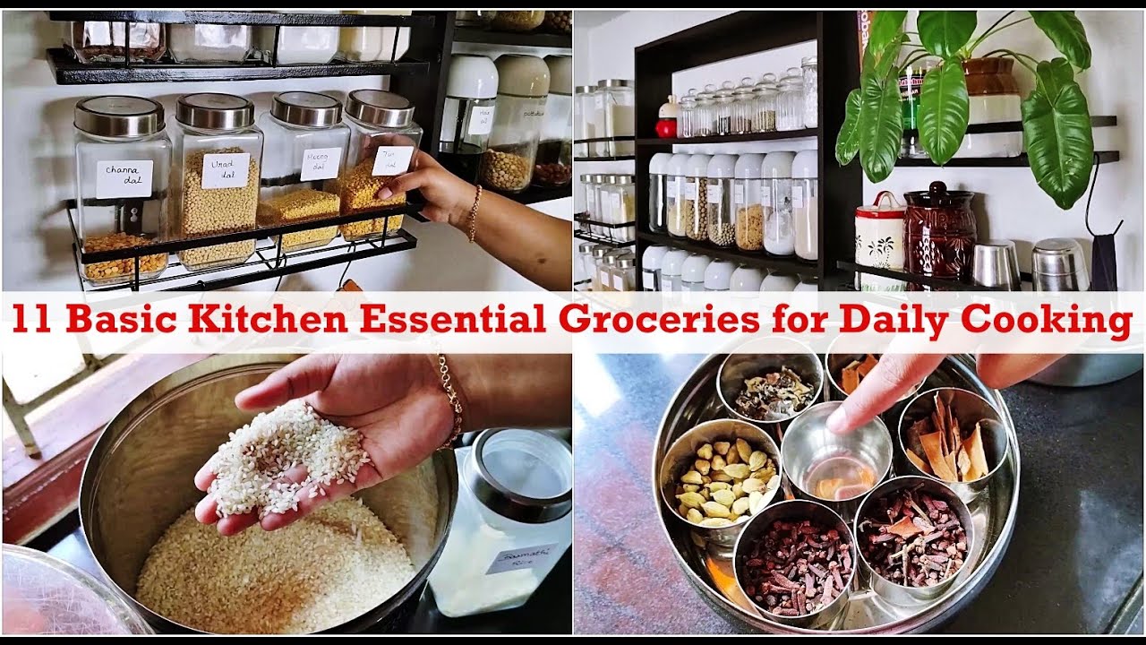 11 Basic Kitchen Essentials for Daily Cooking Part 2 (Tamil) | Groceries Every Indian Kitchen Needs