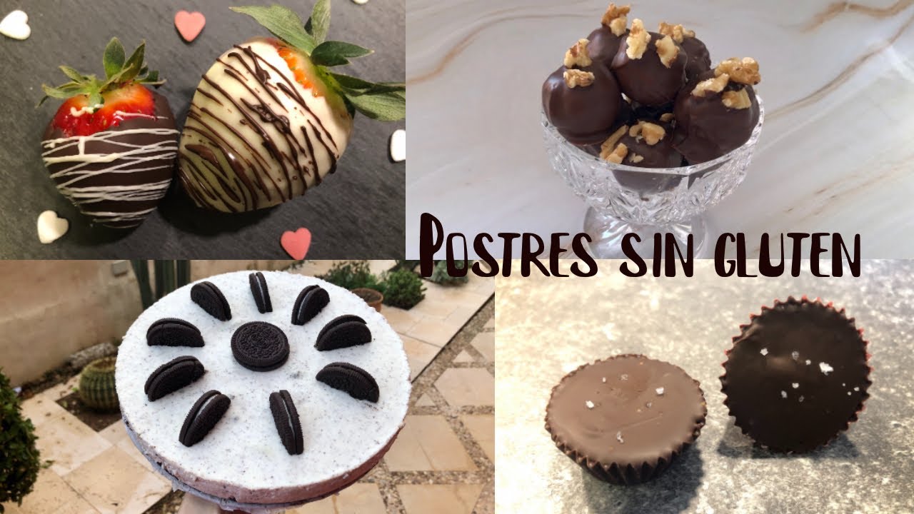 5 Postres SIN GLUTEN y sin horno | Desitjable