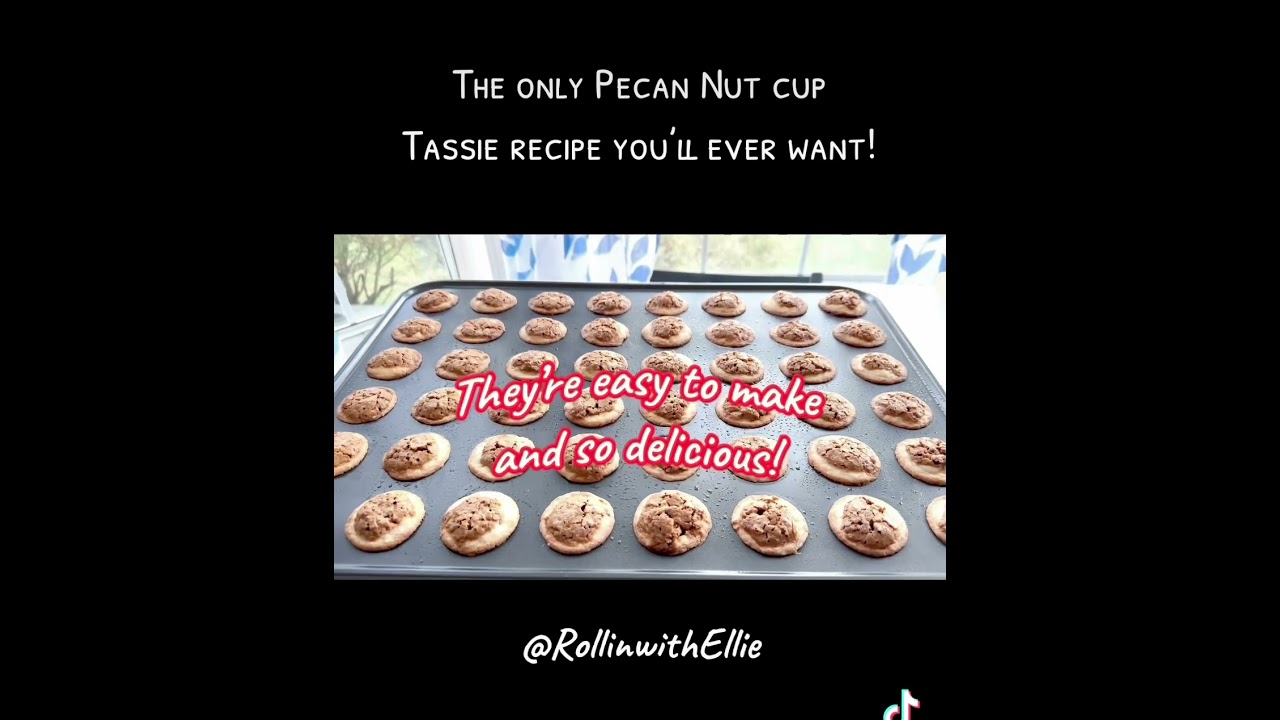 30 Year Old Recipe Pecan Tassies Nut Cup