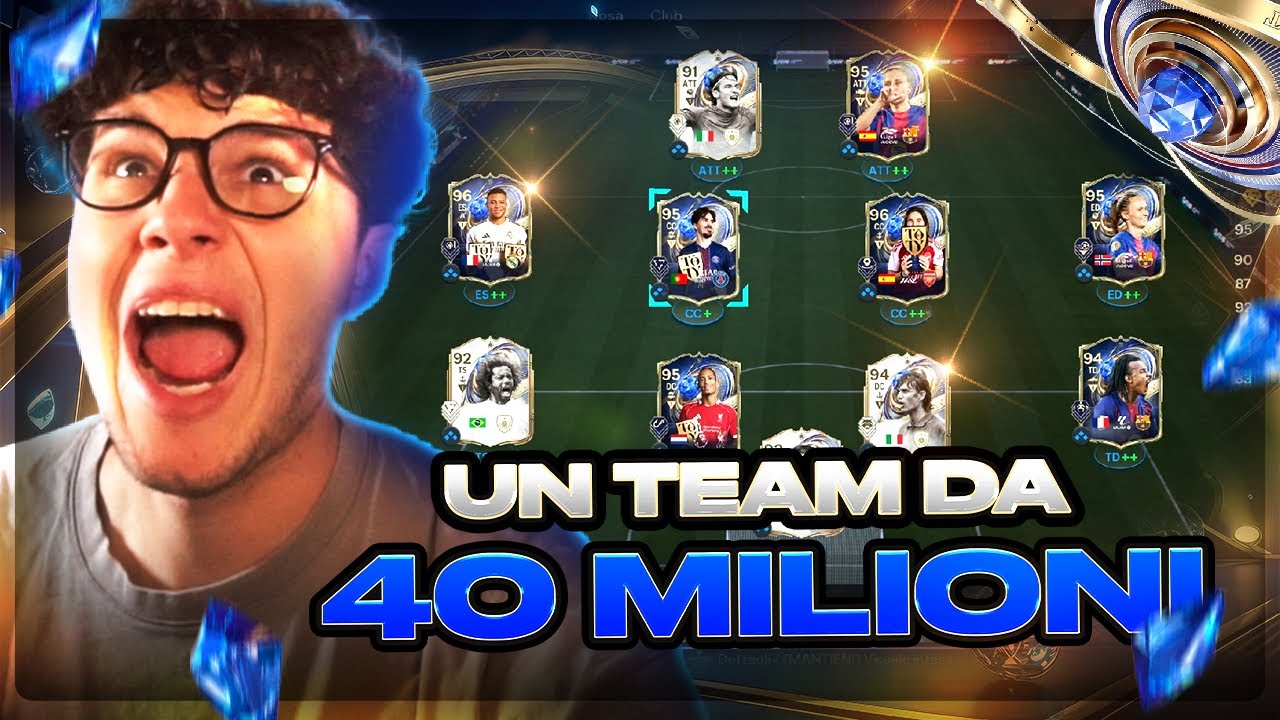 HO CREATO UNA SQUADRA DA 40 MILIONI DI CREDITI PER I TOTY.