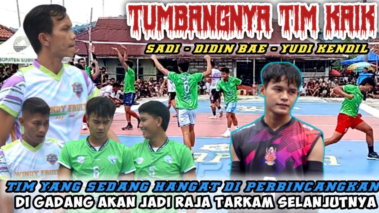 TIM KAIK DAPAT LAWAN SEIMBANG Sendy, Aditya, Rio Asrikin, Yosi, Akan jadi raja tarkam selanjutnya