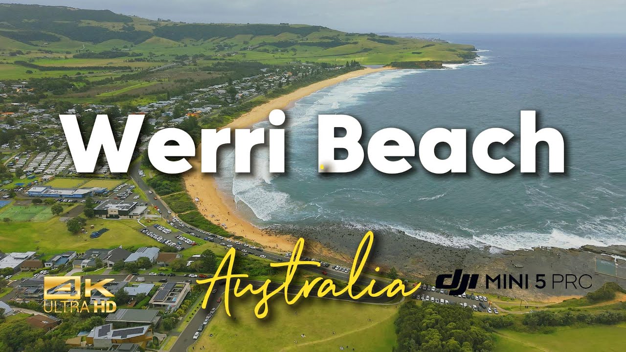Werri Beach in 4K | Scenic Ocean Views for Relaxation