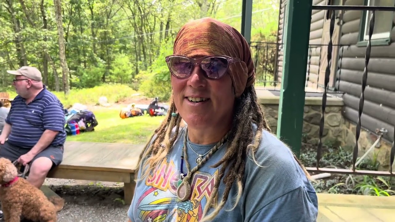  SheRa chatted with me at the Mohican Outdoor Center in Nj