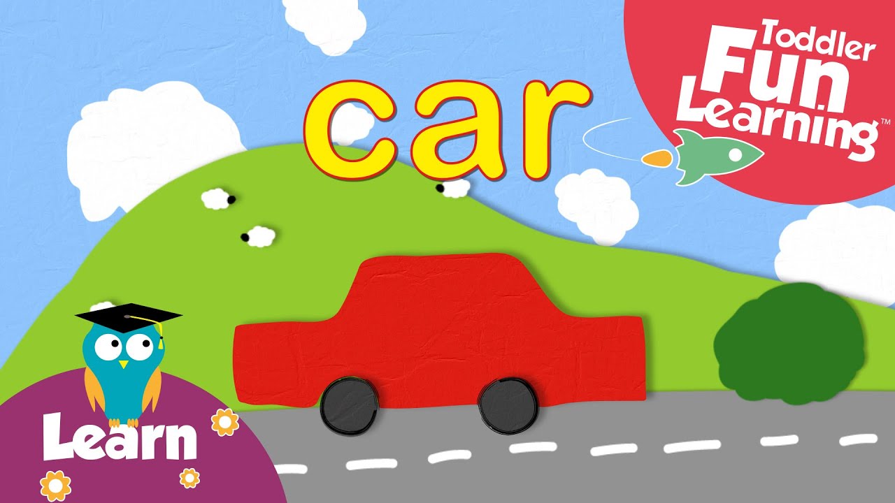 Learn Colours with Cars | Toddler Fun Learning | Pre-school words & colours video