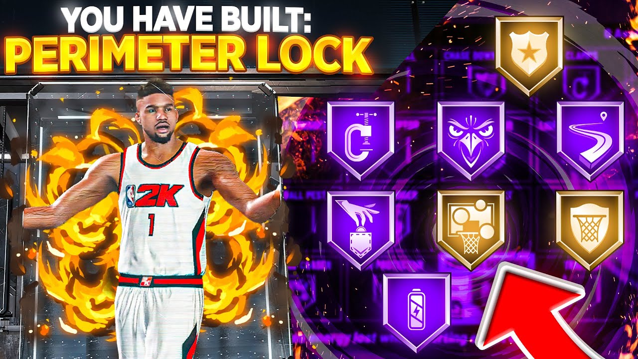 THE ABSOLUTE BEST BADGE LAYOUT FOR LOCKDOWNS ON NBA 2K21!