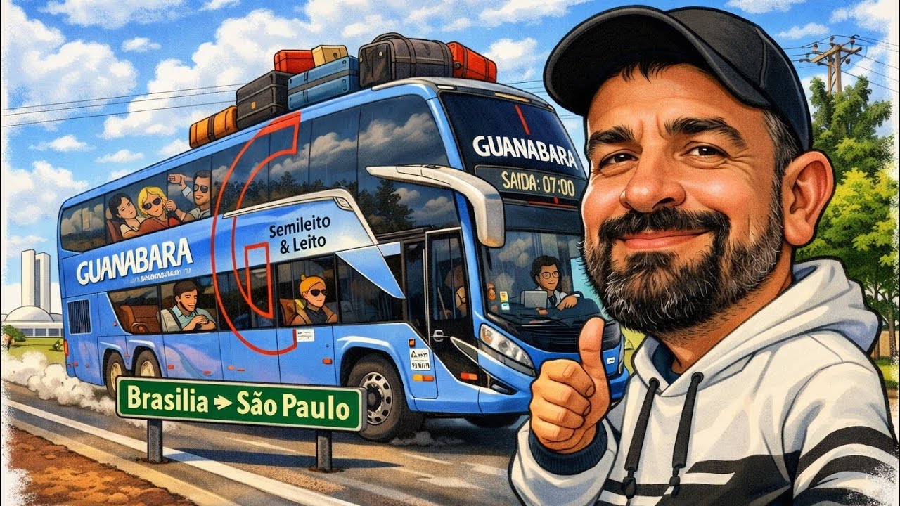 #221 Ônibus Guanabara Brasília para Santos Boa Viagem 🧳