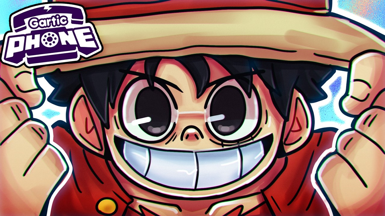 Fizemos uma ANIMAÇÃO de ONE PIECE no GARTIC PHONE