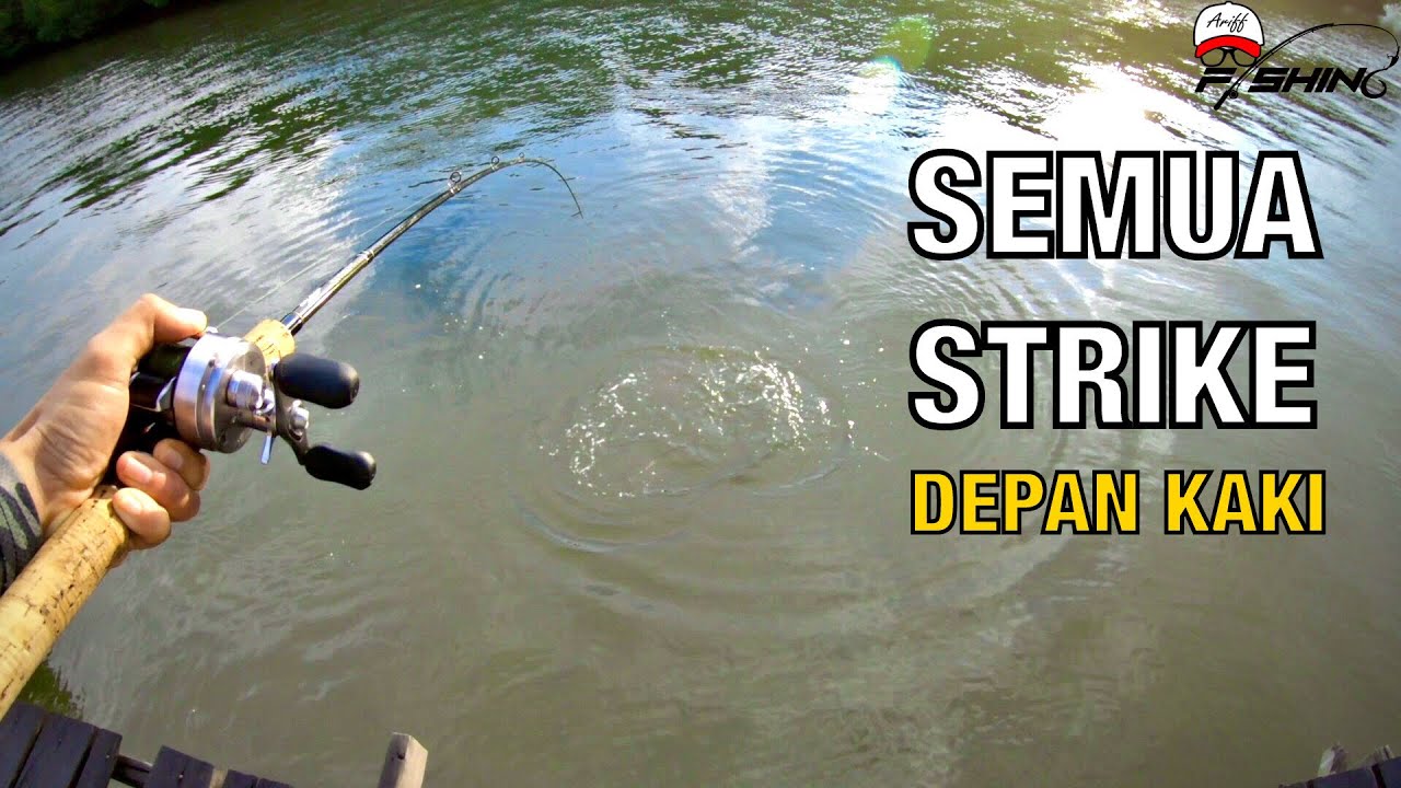CASTING SIAKAP strike berturut-turut | Jenahak muara SAIZ PADU