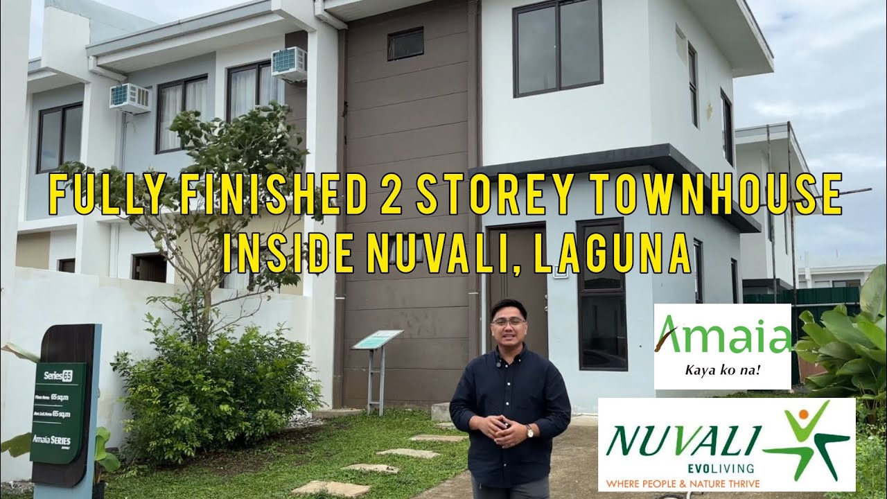 2 STOREY TOWNHOUSE INSIDE NUVALI, LAGUNA. 3BR l 2TB l CARPORT l SERVICE AREA