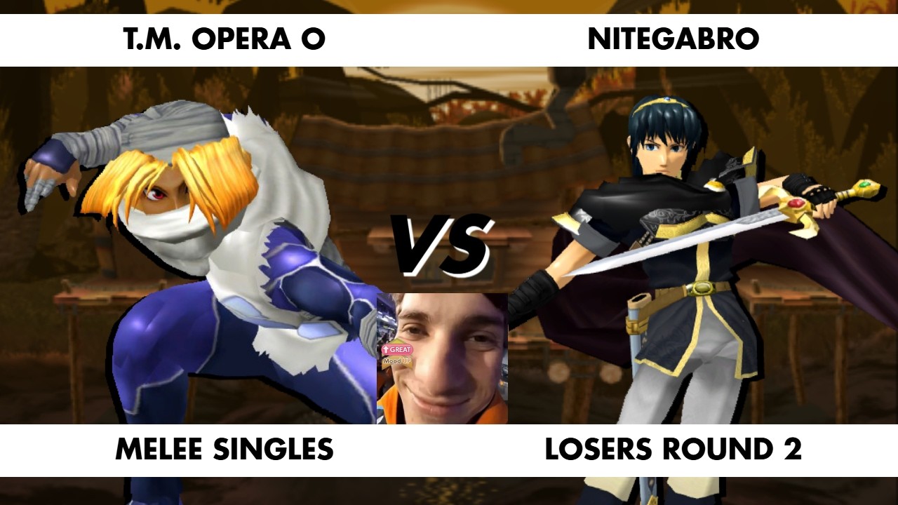 Shinerise Online 12 - LOSERS ROUND 2 - T.M. Opera O (Sheik, Fox) VS. nitegabro (Marth)