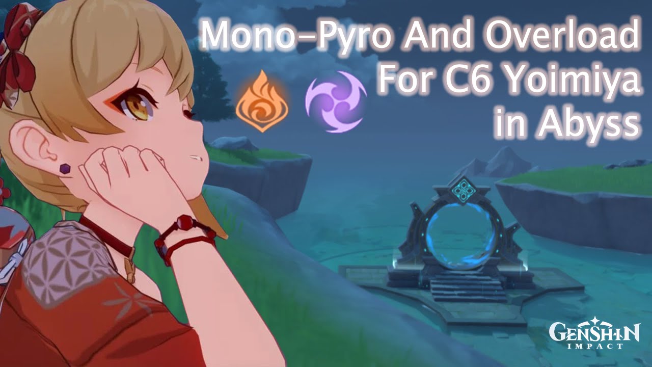 Triple Crowned C6 Yoimiya - Mono-Pyro vs Overload comp in Abyss