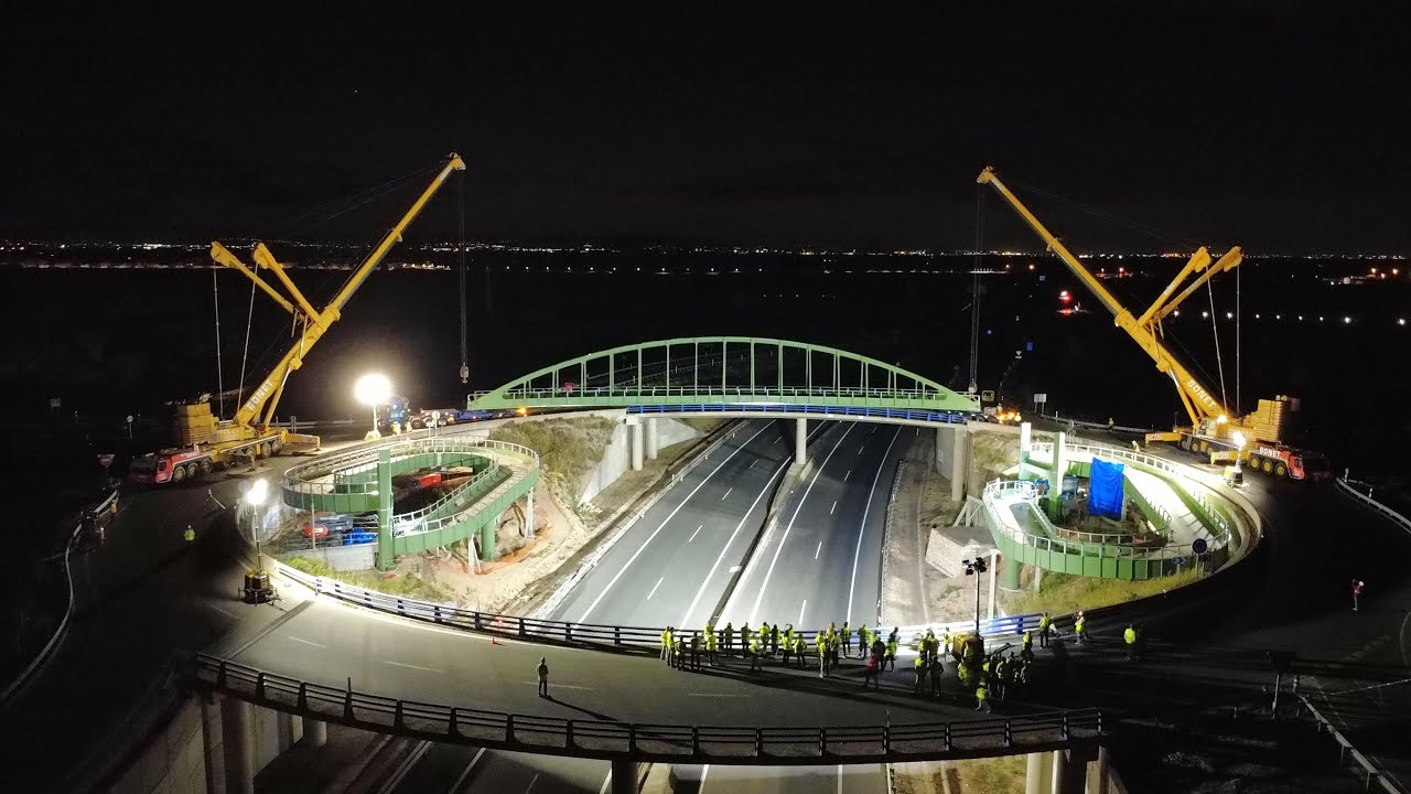 Claves técnicas de la pasarela ciclopeatonal que une Sueca y Fortaleny