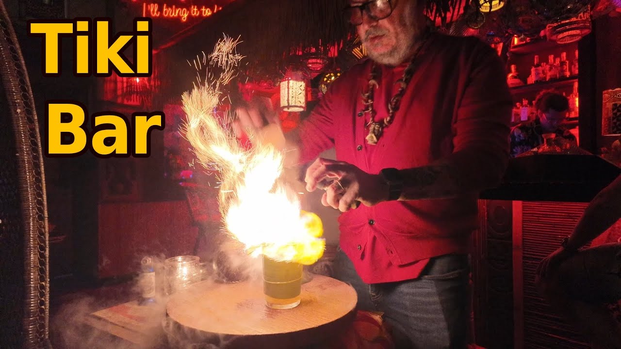Kaona Room Walkthrough and Flaming Drinks 2024 - Tiki Speakeasy at Esotico (Miami, FL)