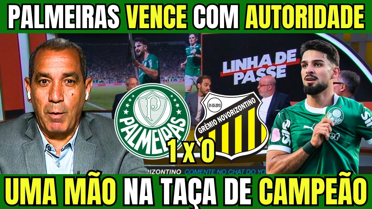 DEU PALMEIRAS! PÓS JOGO DE PALMEIRAS 1-0 NOVORIZONTINO! VERDÃO VENCEU! NOTICIAS DO PALMEIRAS