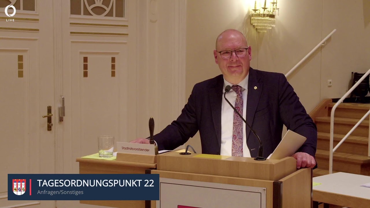 Stadtratssitzung Bad Langensalza - 20.03.2025