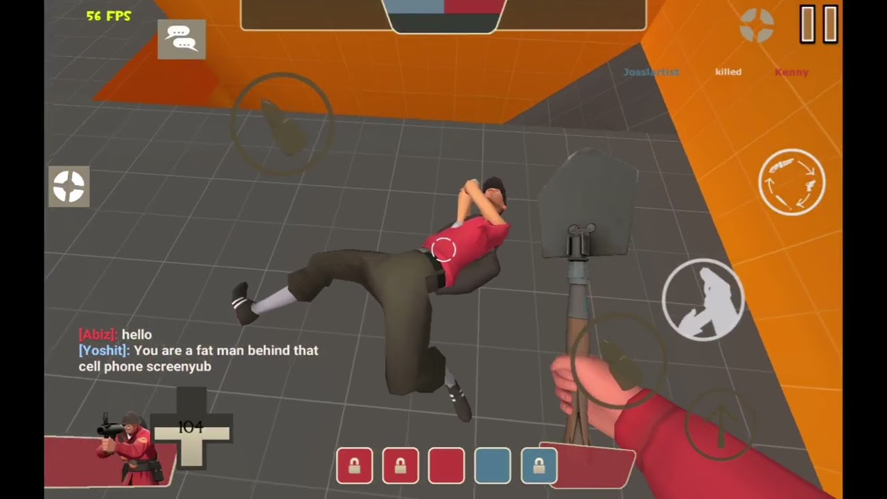 Team Fortress 2 mobile rewritten Soldier Gameplay