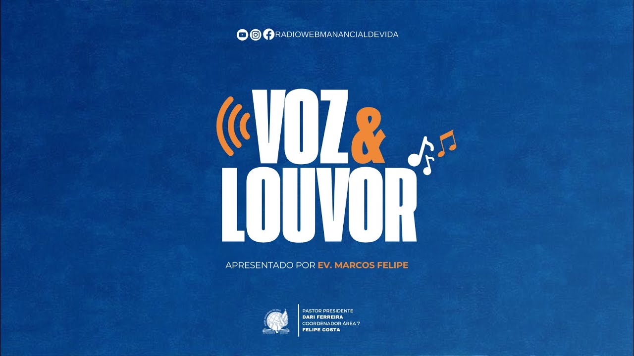 PROGRAMA VOZ & LOUVOR| AO  VIVO | 04/03/2026