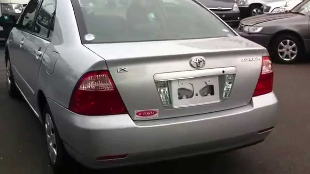 2005 Toyota NZE121 Corolla X has sold to Kenya
