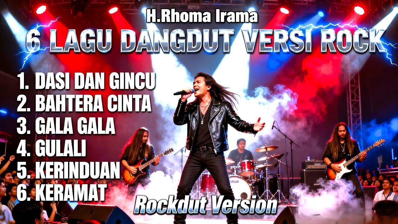 Kumpulan 6 Lagu Dangdut Rhoma Irama Versi Rockdut | Aransemen Paling Keren & Enerjik