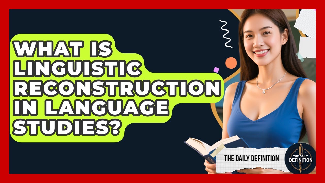 What Is Linguistic Reconstruction In Language Studies? - The Daily Definition