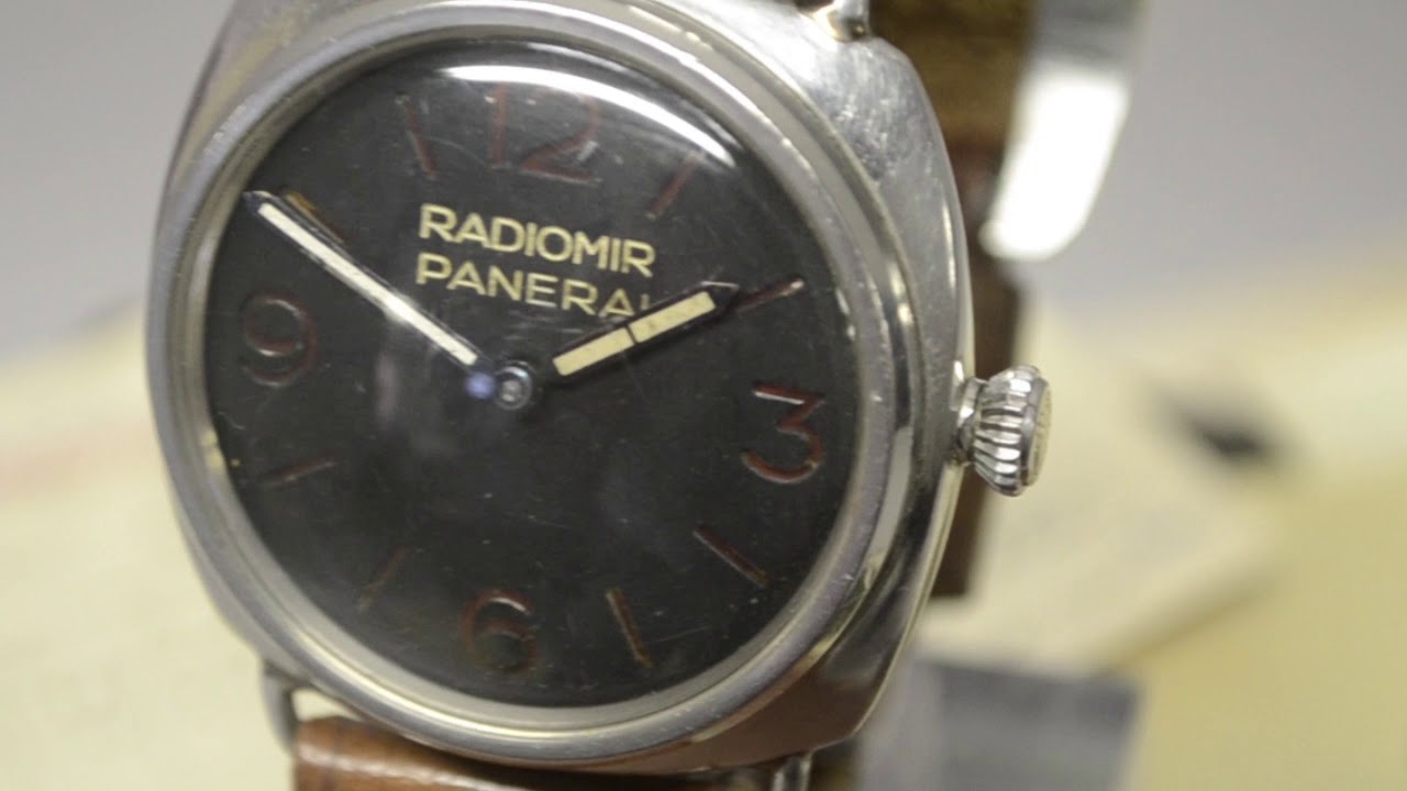 Historic Second World War Panerai Military Diver Watch