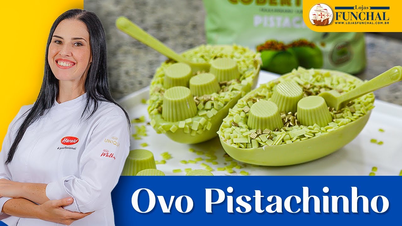 Ovo Pistachinho | com Chef Carla Costa e @HaraldChocolates