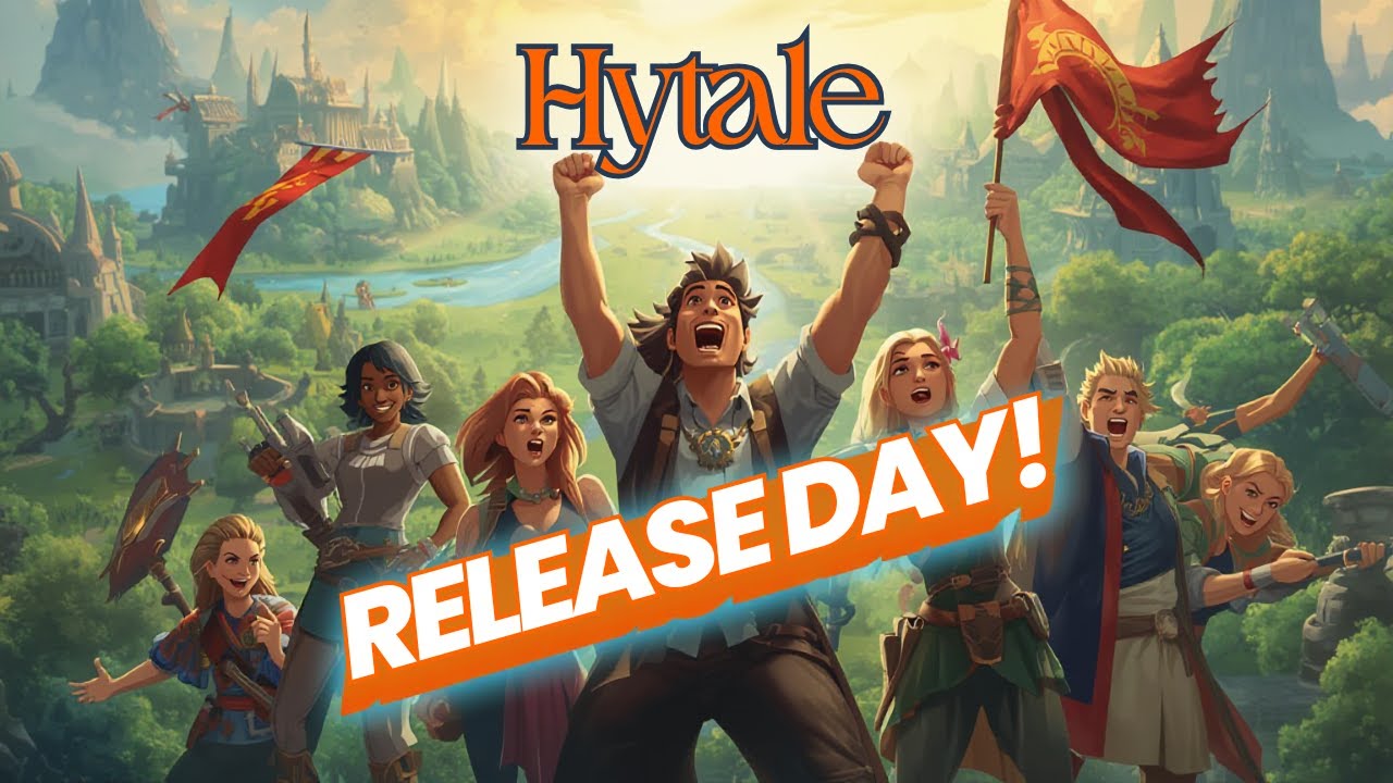 HYTALE IS FINALLY HERE! 🔴LIVE🔴 ( No Commentary )