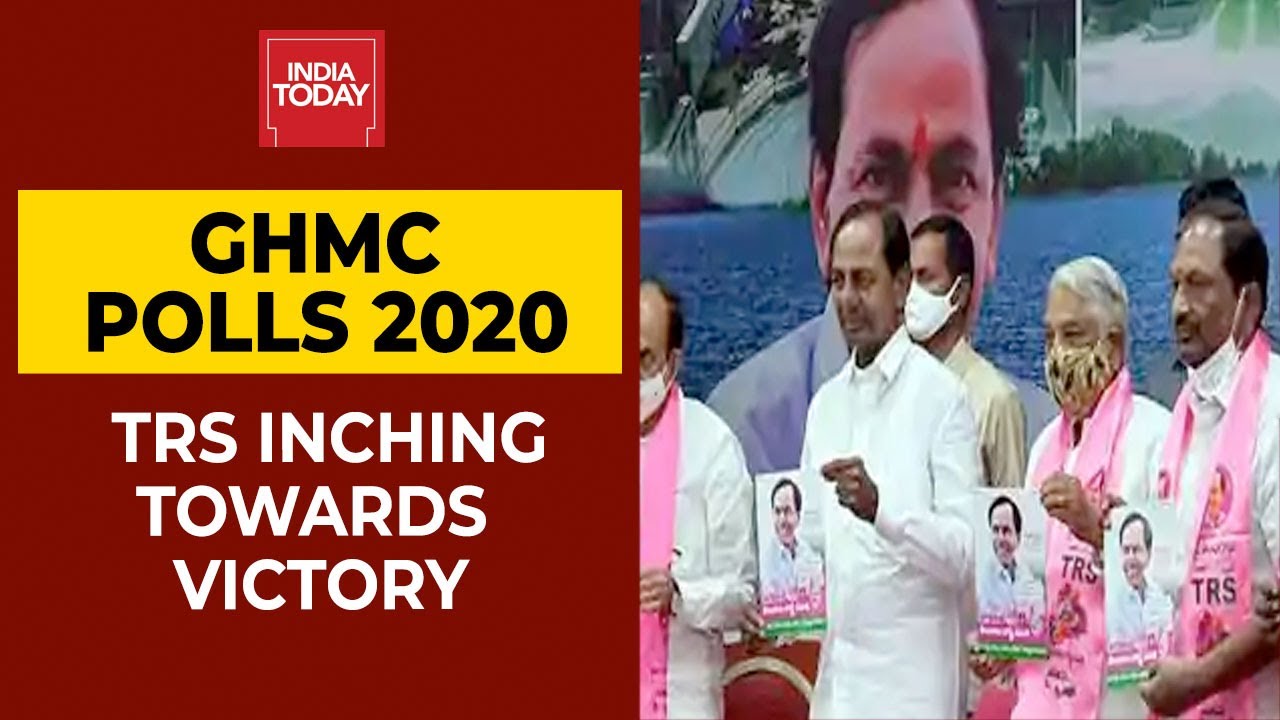 GHMC Election Results 2020: TRS Leading At 70 Seats; AIMIM & BJP At Second & Third Spot Respectively