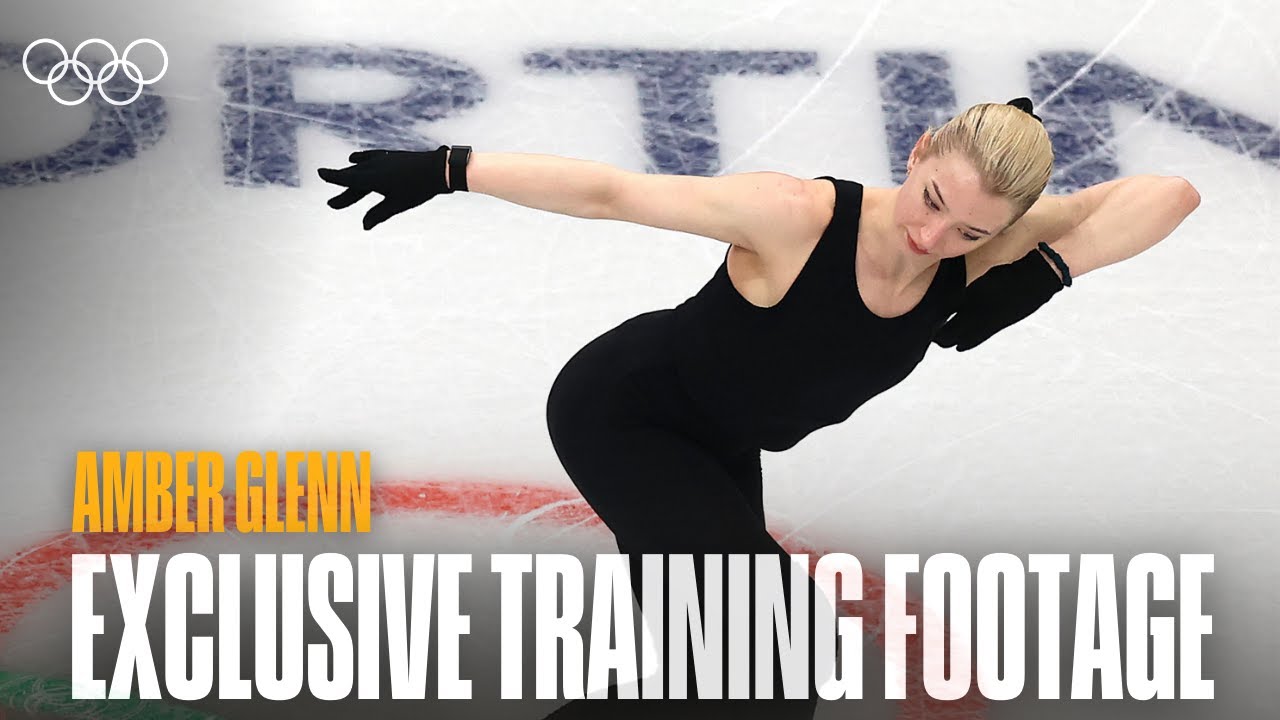 🇺🇸 Amber Glenn is Testing the Ice 🧊 | Exclusive Training Footage Ahead of Milano Cortina 2026