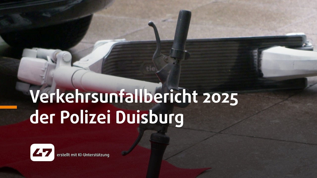 STUDIO 47 .live | VERKEHRSUNFALLBERICHT 2025 DER POLIZEI DUISBURG