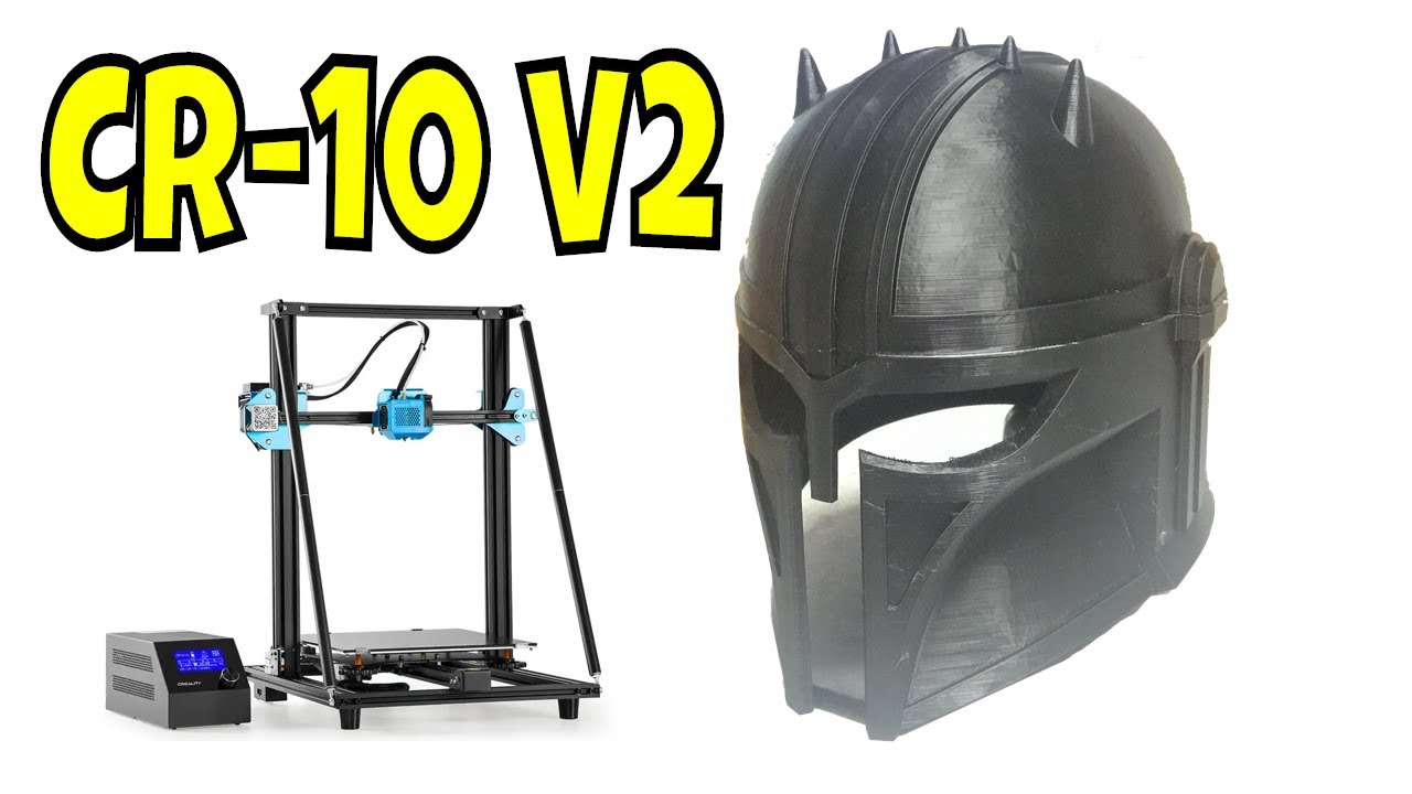 3D Printed Mandalorian Armorer Helmet on Creality CR-10 V2