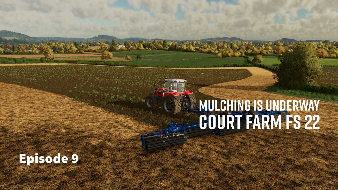 Mulching the Fields | Court Farm Country Park Episode 9: FS22