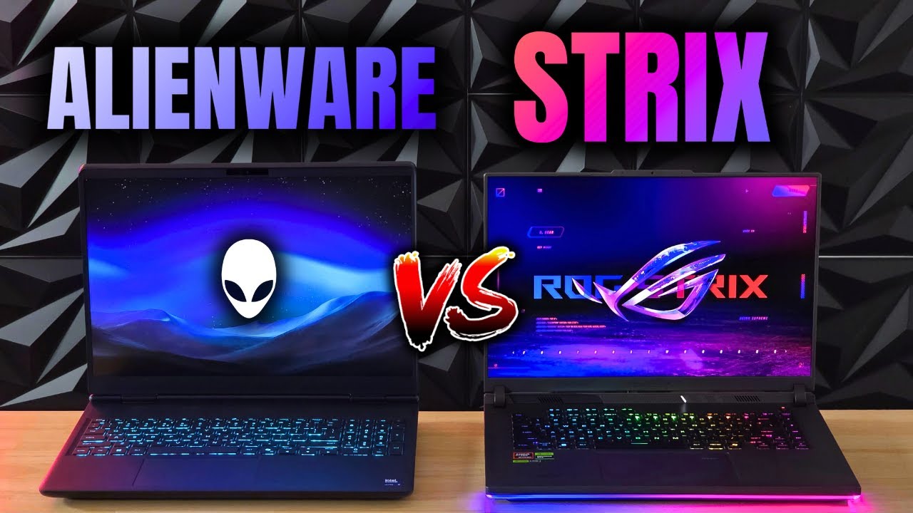 Strix G16 vs Alienware Aurora 16X - Asus ROG vs Alienware [Gaming Laptop]