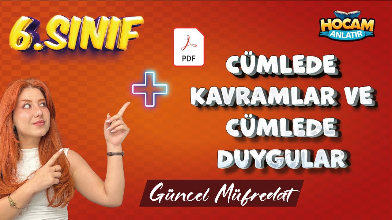 6. Sınıf Türkçe | Cümlede Kavramlar ve Cümlede Duygular Konu Anlatımı #6sınıf #2026