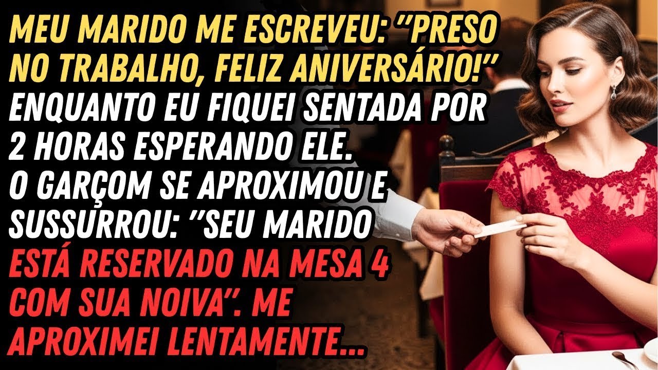 Meu Marido Disse Que Não Poderia Ir Ao Meu Aniversário Porque Estava No Trabalho    Mas 2 Horas