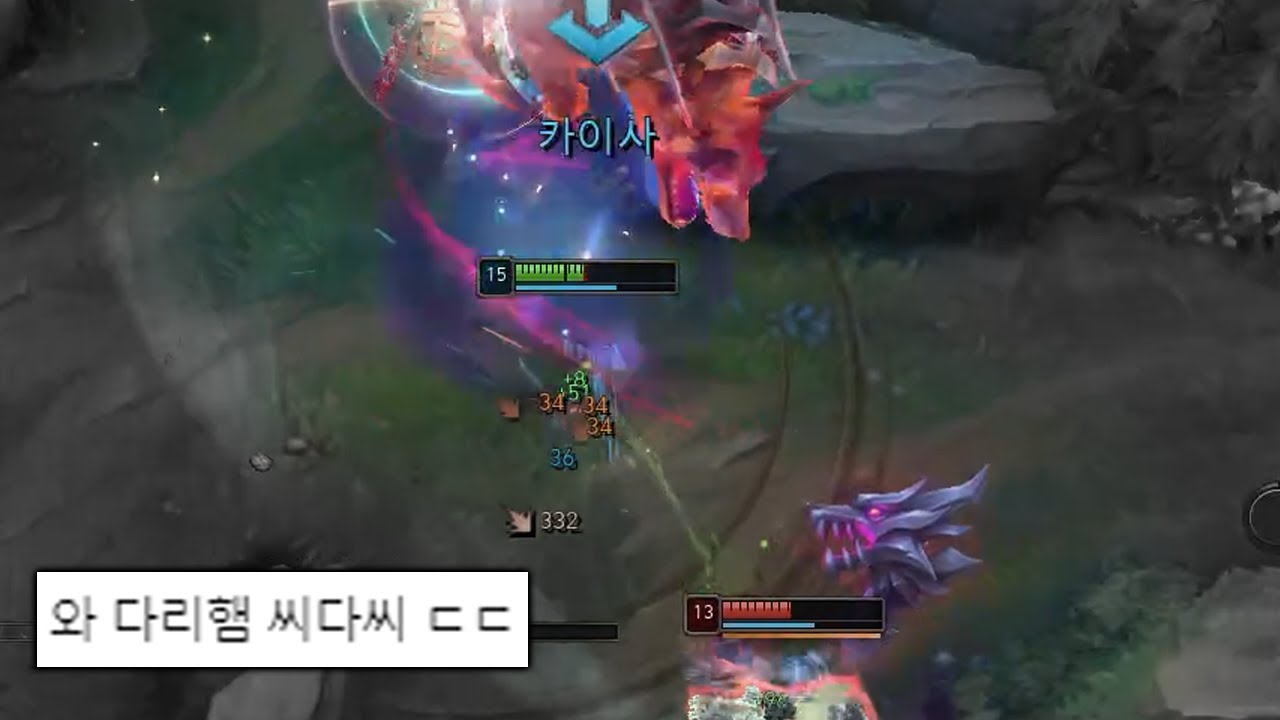 백크님도 감탄한 다리우스의 캐리력