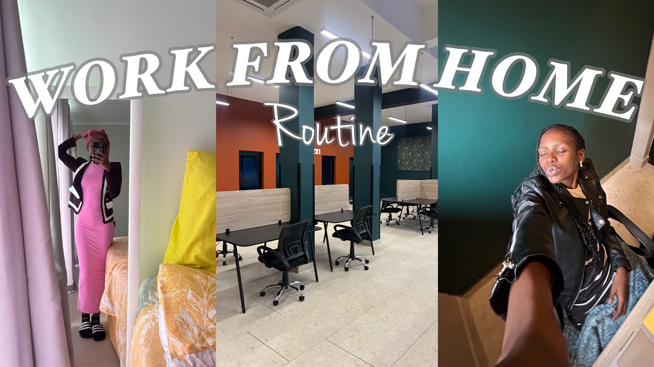 Work From Home Routine| kinda enjoying it 🥰