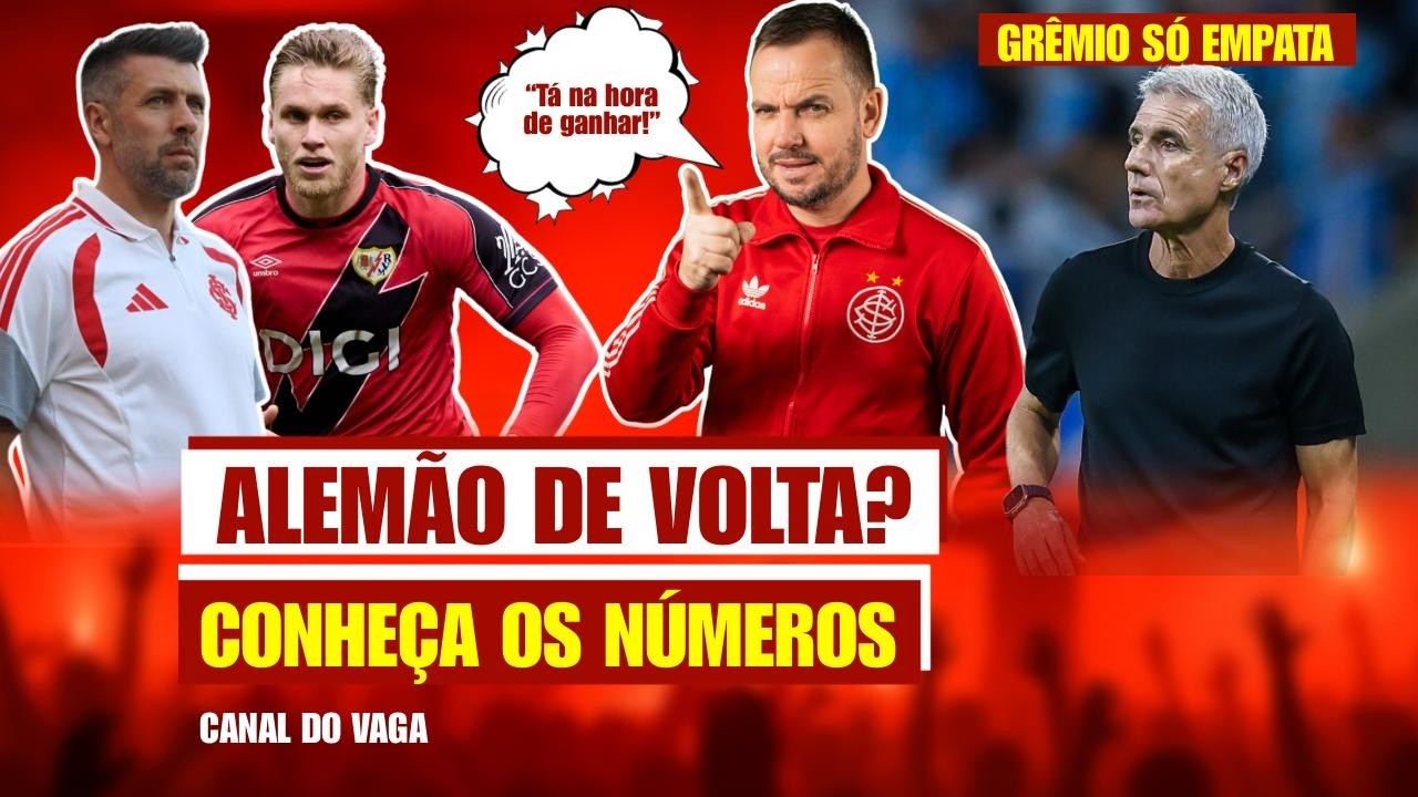 ALEMÃO DE VOLTA? | VEJA OS NÚMEROS DELE | A RODADA MOSTROU ISSO! | HORA DE GANHAR | GRÊMIO SÓ EMPATA