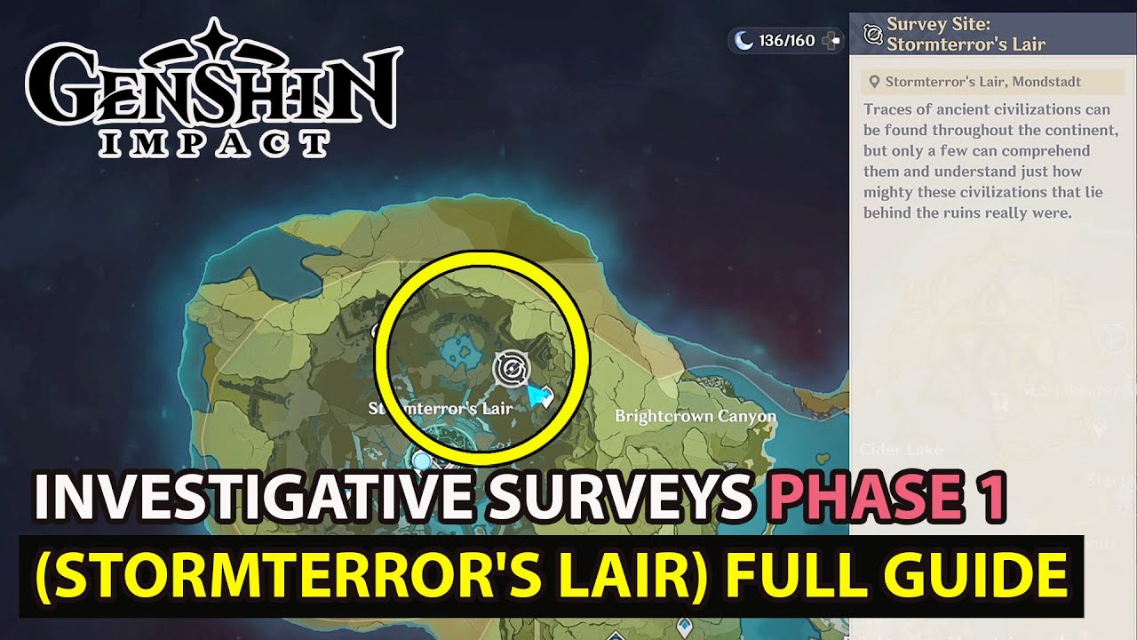 Genshin Impact - How To Complete Investigative Surveys In (Stormterror's Lair) Full Guide